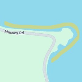 Map of Kau Bay Point survey area in Wellington Harbour